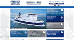 Desktop Screenshot of harbourshipping.co.uk